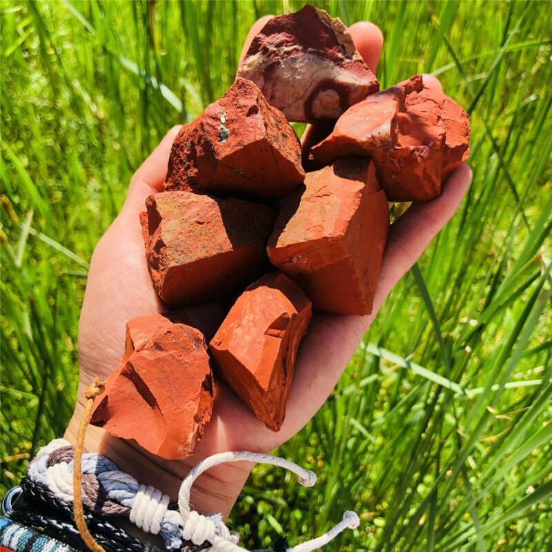 Wholesale Natural Red Jasper Raw Points