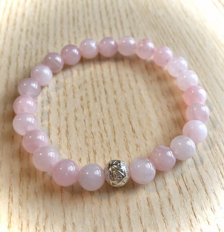 Eternal Love Elegance: Lionheart Rose Quartz Bracelet