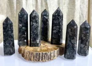 Wholesale Natural Stone Larvakite Obelisk Tower Points