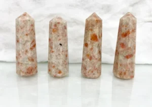 Wholesale Natural Sunstone Obelisk Tower