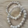 Zen Elegance - White Howlite Buddha Blessing Bracelet
