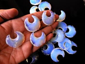 Celestial Opalite Moon: Radiate Elegance and Mystery