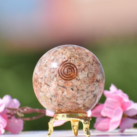 Wholesale Orgone Energy Rose Quartz Spheres for sale-Orgonite Energy Spheres for Healing