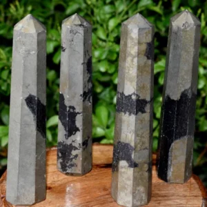 Wholesale Pyrite Engraved Tower