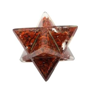 Wholesale Red Jasper Orgonite Energy Merkaba Star - Wholesale Orgone Merkaba Star