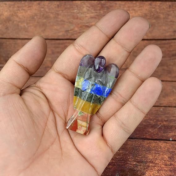Wholesale Seven Chakra Orgone Energy Angels for sale-Orgonite Energy Guardian Angels (Bunch of 50 Pieces)