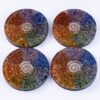 Wholesale Seven Chakra Orgone Energy Crystal Charging Plate