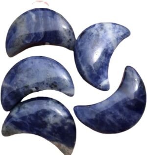 Celestial Sodalite Crescent: A Heavenly Wholesale Gem