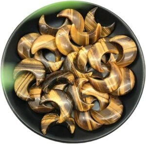 Radiant LunaGems™ - Wholesale Tiger Eye Crescent Moon