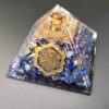 Flower of Life Lapis Lazuli Orgonite Healing Pyramid