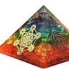 Metatron's Chakra Orgone Pyramid-Chakra Orgone Pyramid for sale