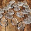 Natural Crystal Clear Quartz Worry Stones For Sale